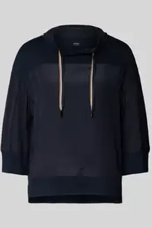 Marc Cain Regular fit shirt met lange mouwen van puur viscose, model 