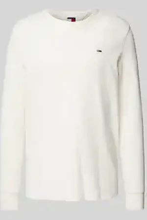 Tommy Hilfiger Slim fit shirt met lange mouwen en labelstitching
