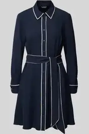 Ralph Lauren Knielange jurk met knoopsluiting