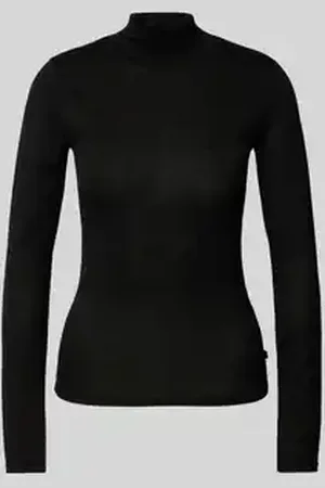 QS by s.Oliver Shirt met lange mouwen en opstaande kraag