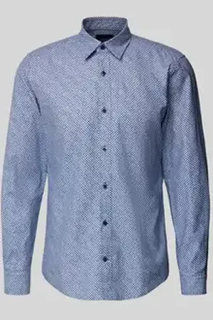 JOOP! Slim fit vrijetijdsoverhemd met kentkraag, model 