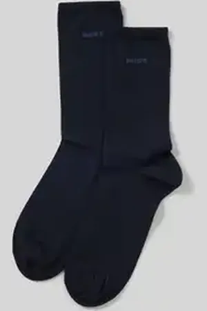 HUGO BOSS Sokken met labelprint in een set van 2 paar