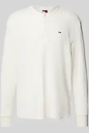 Tommy Hilfiger Regular fit shirt met lange mouwen en logostitching, model 