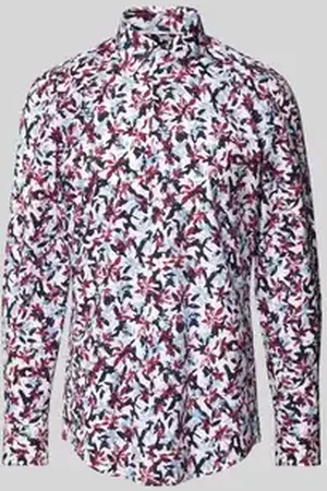 HUGO BOSS Slim fit zakelijk overhemd met kentkraag, model 