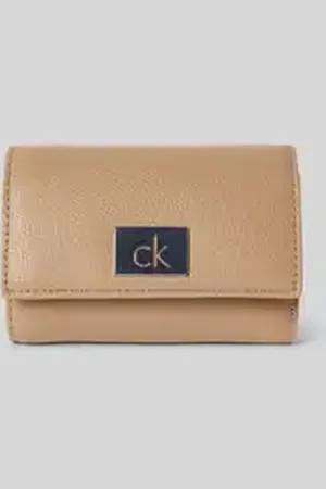 Calvin Klein Portemonnee met labeldetail