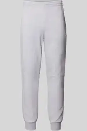 Lacoste Slim fit sweatpants met logopatch