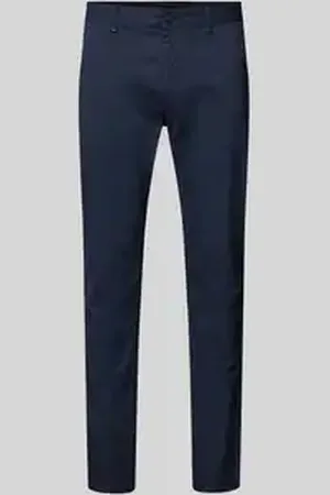 HUGO BOSS Slim fit chino met ceintuurlussen.