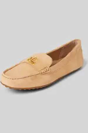 Ralph Lauren Mocassins met labelapplicatie, model 