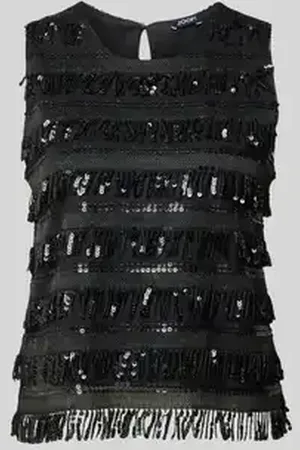 JOOP! Regular fit blousetop met pailletten, model 