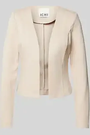Ichi Regular fit blazer met opengewerkte voorkant, model 