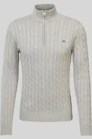 GANT Gebreide pullover met kabelpatroon