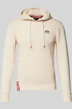 Alpha Industries Hoodie met labelprint