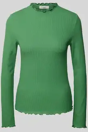 Marc O’ Polo Shirt met lange mouwen in riblook