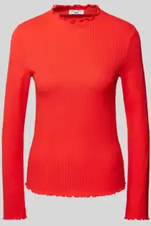 Marc O’ Polo Shirt met lange mouwen in riblook