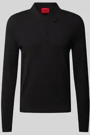 HUGO BOSS Gebreide pullover met polokraag