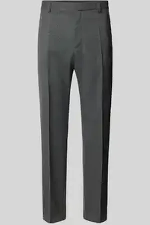HUGO BOSS Stoffen broek met bandplooien, model 