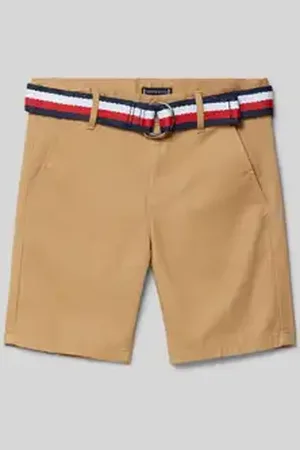 Tommy Hilfiger Bermuda met stoffen ceintuur