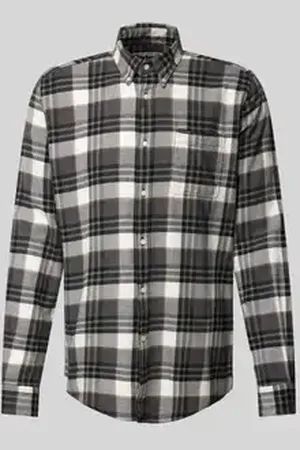 Barbour Tailored fit vrijetijdsoverhemd met button-downkraag, model 