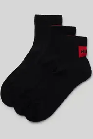 HUGO BOSS Sokken met labelprint in een set van 3 paar
