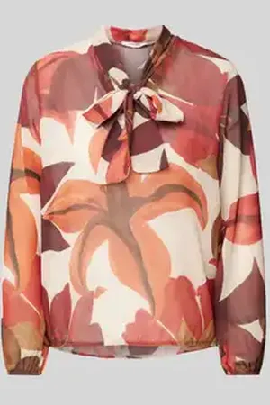 Zabaione Regular fit strikblouse met ballonmouwen, model 