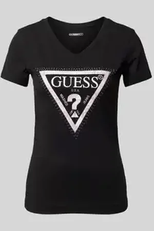 Guess T-shirt met labelprint, model 