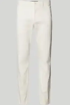 Tommy Hilfiger Slim fit chino met knoop- en ritssluiting, model 