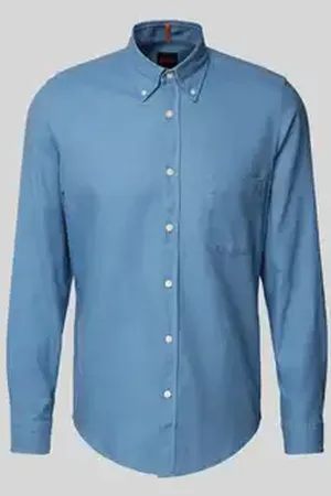 HUGO BOSS Regular fit vrijetijdsoverhemd met button-downkraag, model 