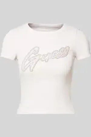 Guess T-shirt met labelprint