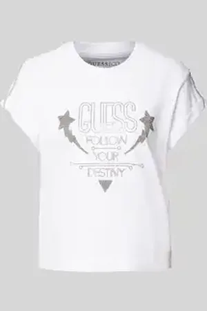 Guess T-shirt met labeldetail