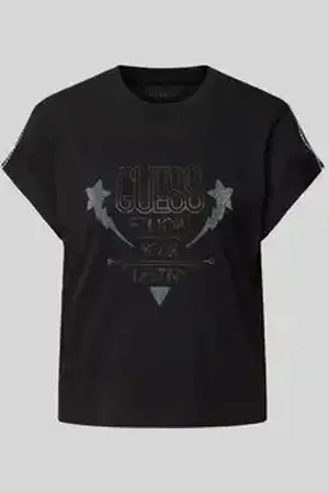 Guess T-shirt met labeldetail