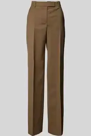HUGO BOSS Straight fit stoffen broek van scheerwol, model 