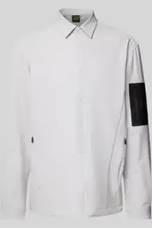 HUGO BOSS Overhemdjack met ritszakken, model 
