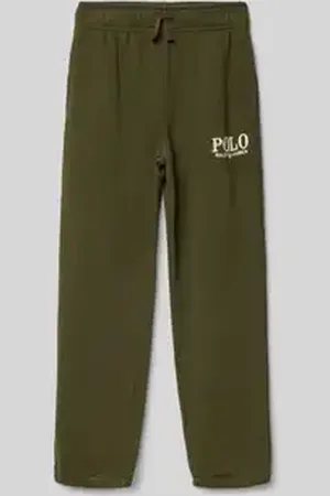 Ralph Lauren Regular fit sweatpants met labelstitching