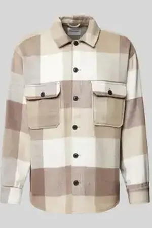JACK & JONES Slim fit overhemdjack met kentkraag, model 