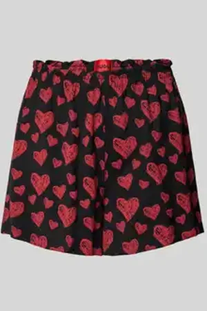 HUGO BOSS Korte regular fit pyjama met motiefprint, model 