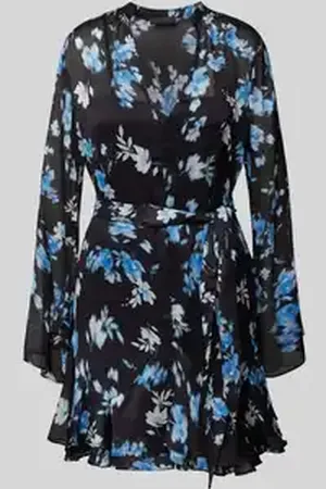 Guess Knielange jurk met strikceintuur, model 