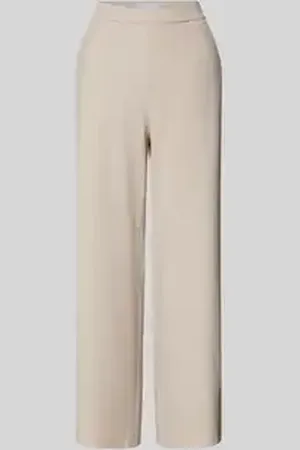 raffaello rossi Wide leg stoffen broek met verkort model, model 