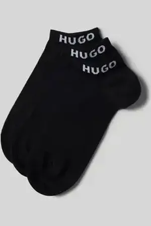 HUGO BOSS Sokken met labelprint in een set van 3 paar