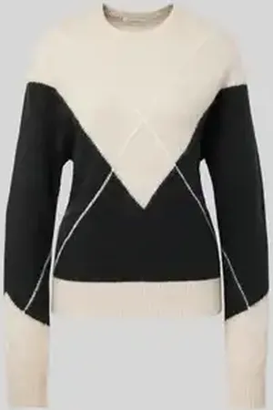 Christian Berg Gebreide pullover met ronde hals