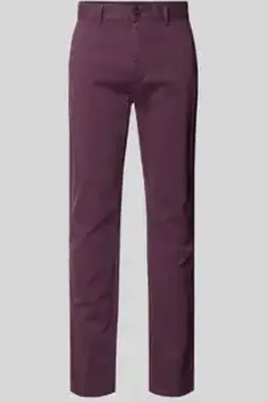 HUGO BOSS Slim fit chino met steekzakken opzij