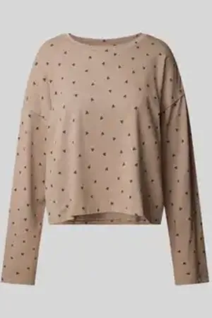 Jake*s Pyjamabovendeel met ronde hals