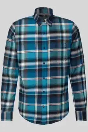 Lerros Regular fit vrijetijdsoverhemd met labelstitching
