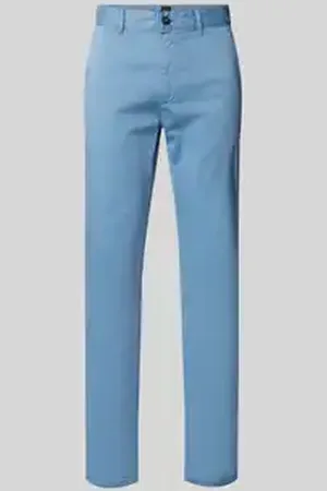 HUGO BOSS Slim fit chino met steekzakken opzij