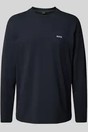 HUGO BOSS Shirt met lange mouwen en labelprint