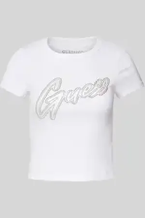 Guess T-shirt met labelprint