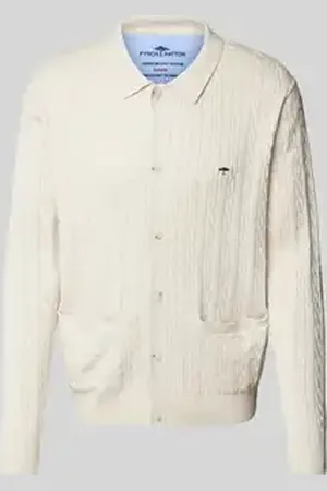 Fynch-Hatton Cardigan met kabelpatroon