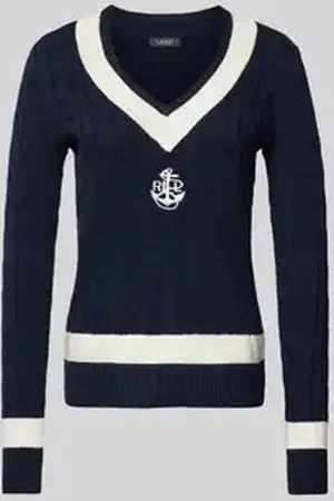 Ralph Lauren Gebreide pullover met ribboorden