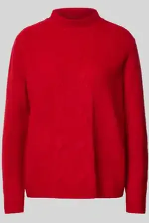 Street one Gebreide pullover met ribboorden