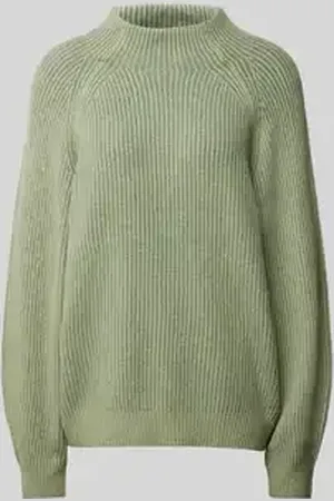 TOM TAILOR Loose fit gebreide pullover met gestreept ribmotief