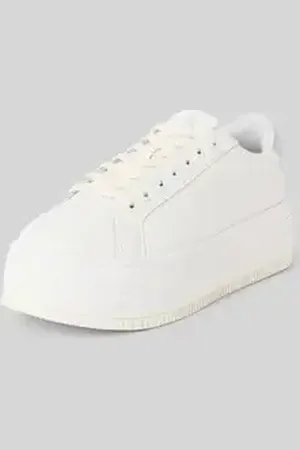 Calvin Klein Leren sneakers met plateauzool